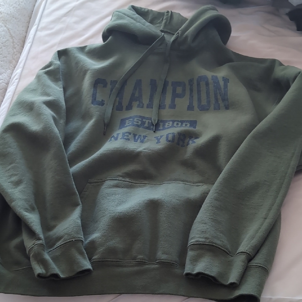 Champion Olive Green Hoodie for Men